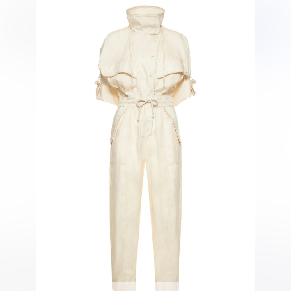 ZIMMERMANN
High Tide Utility linen jumpsuit